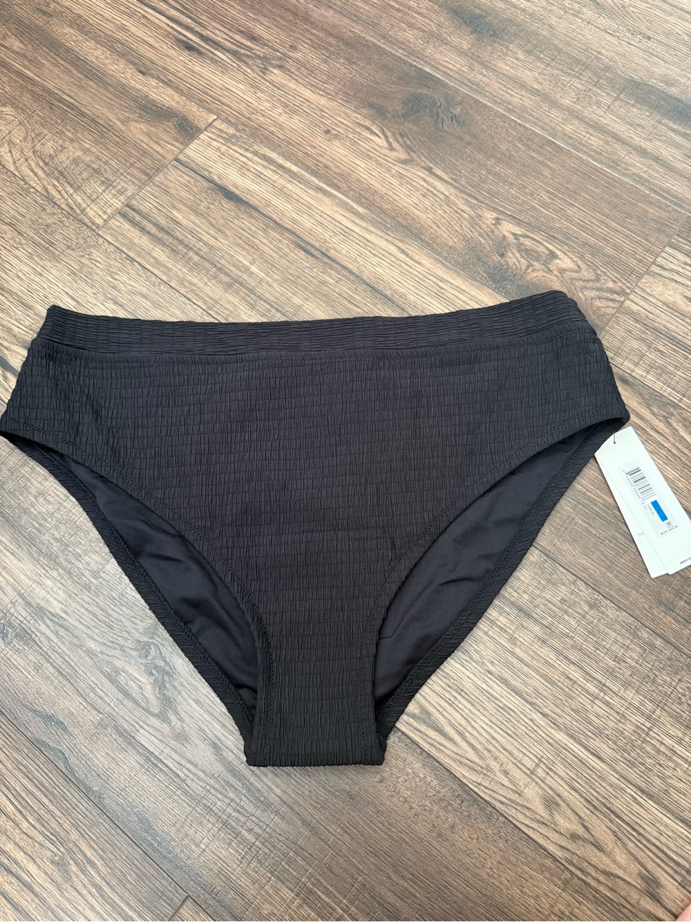 BNWT DKNY Black High-Waist Bikini Bottom